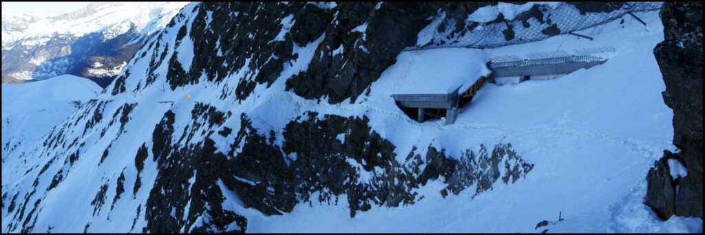 Trawers droga na Mont Blanc